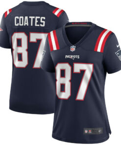Ben Coates 87 New England Patriots Women Game Retired Jersey - Navy JS6066 nicesnker