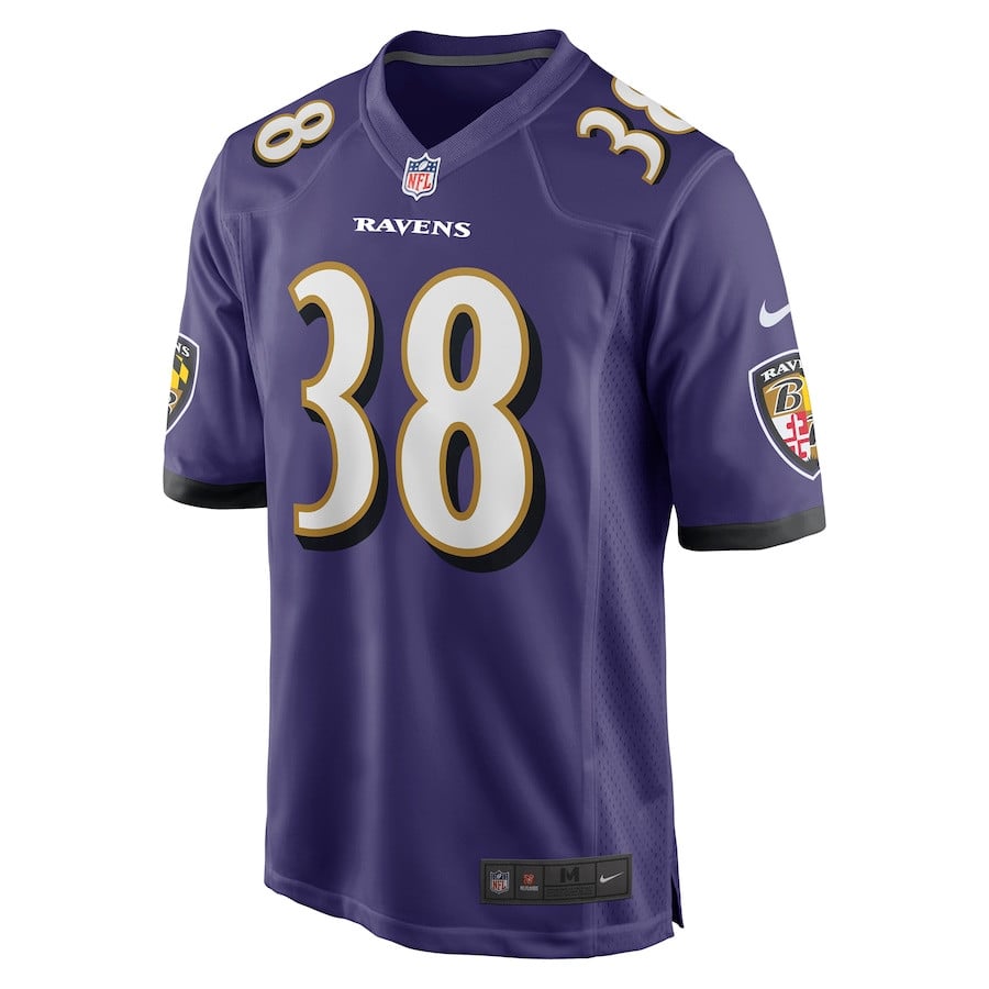 Ben Mason 38 Baltimore Ravens Game Men Jersey - Purple JS8936 nicesnker - Image 2
