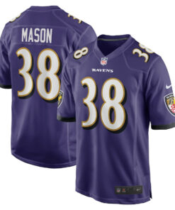 Ben Mason 38 Baltimore Ravens Game Men Jersey - Purple JS8936 nicesnker