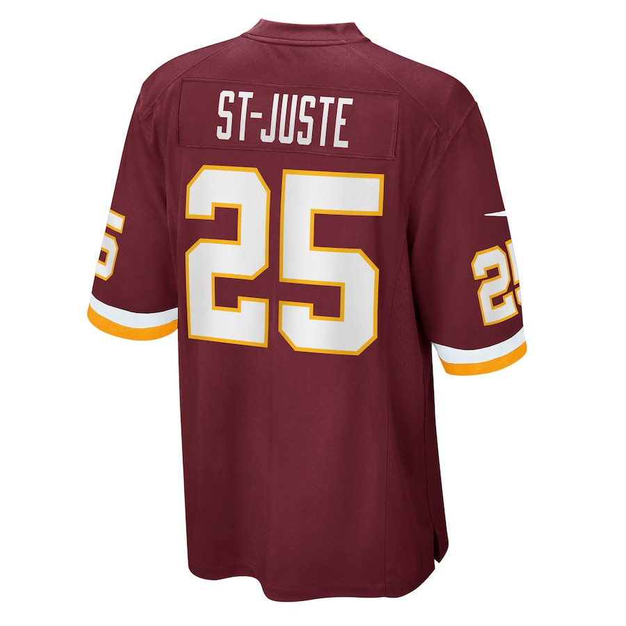 Benjamin St-Juste 25 Washington Football Team Men Game Jersey - Burgundy JS7100 nicesnker - Image 3