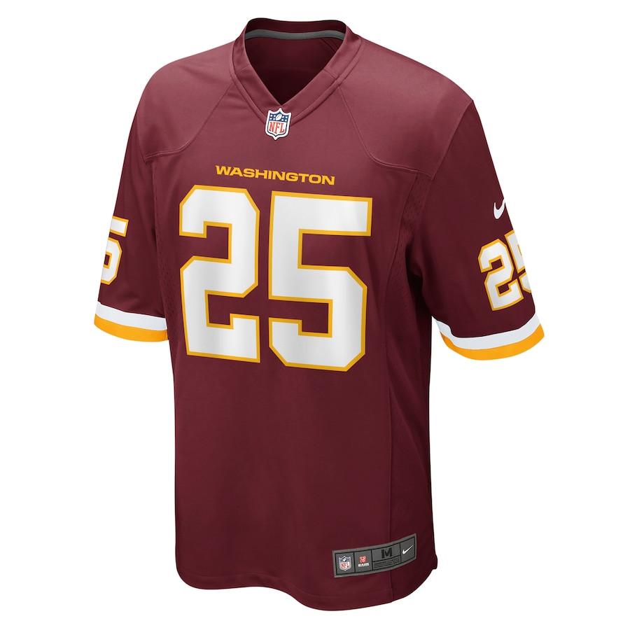 Benjamin St-Juste 25 Washington Football Team Men Game Jersey - Burgundy JS7100 nicesnker - Image 2