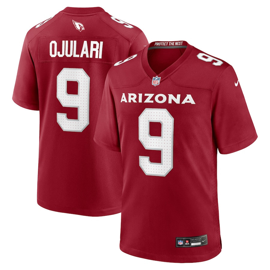 BJ Ojulari 9 Arizona Cardinals Team Game Men Jersey - Cardinal JS6175 nicesnker