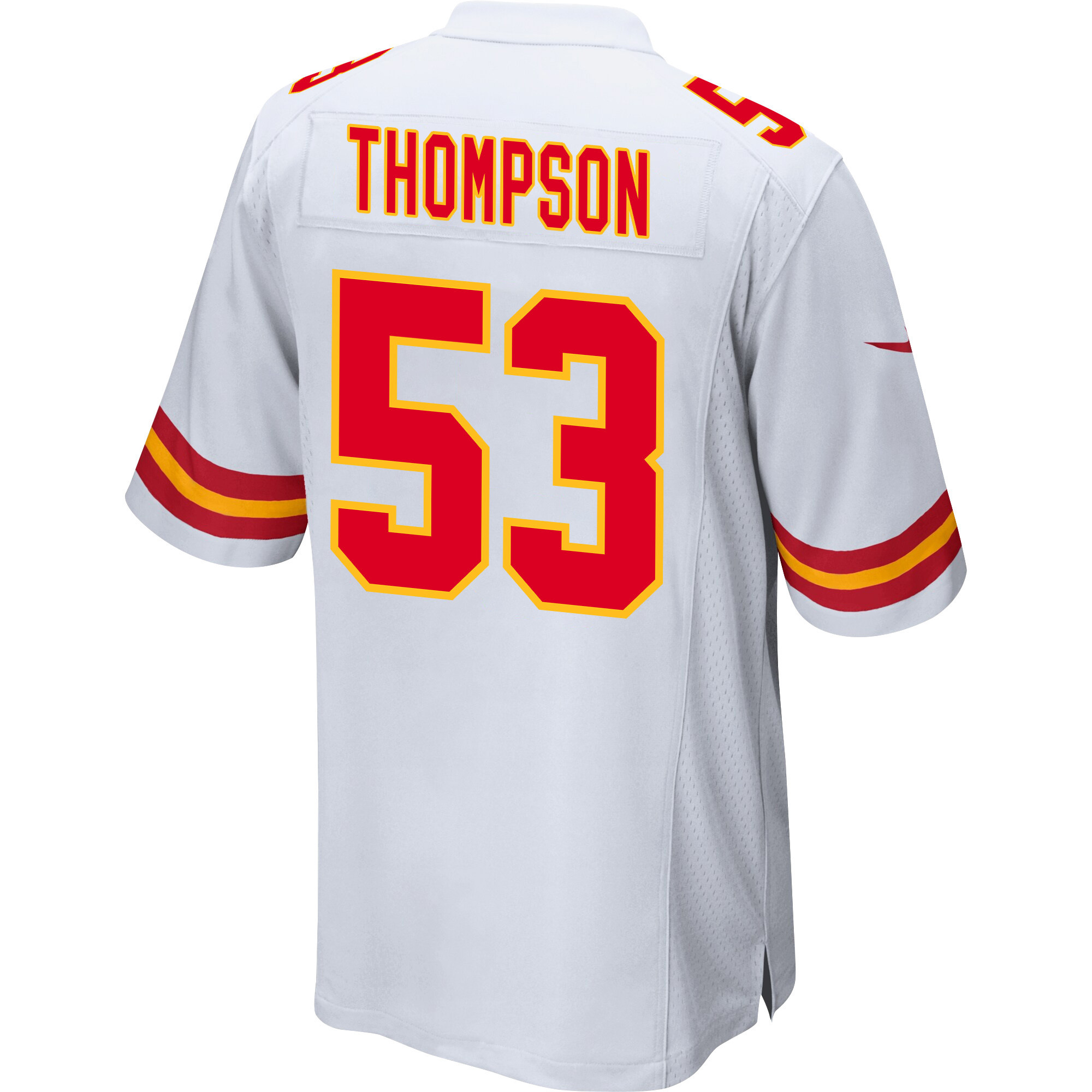 BJ Thompson 53 Kansas City Chiefs Super Bowl LVIII Champions 4X Game Men Jersey - White JS3182 nicesnker - Image 3