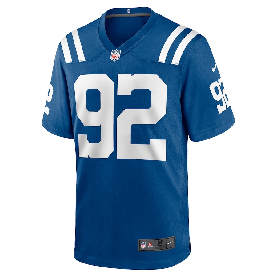 Bjoern Werner 92 Indianapolis Colts Retired Player Game Men Jersey - Royal JS6871 nicesnker - Image 2
