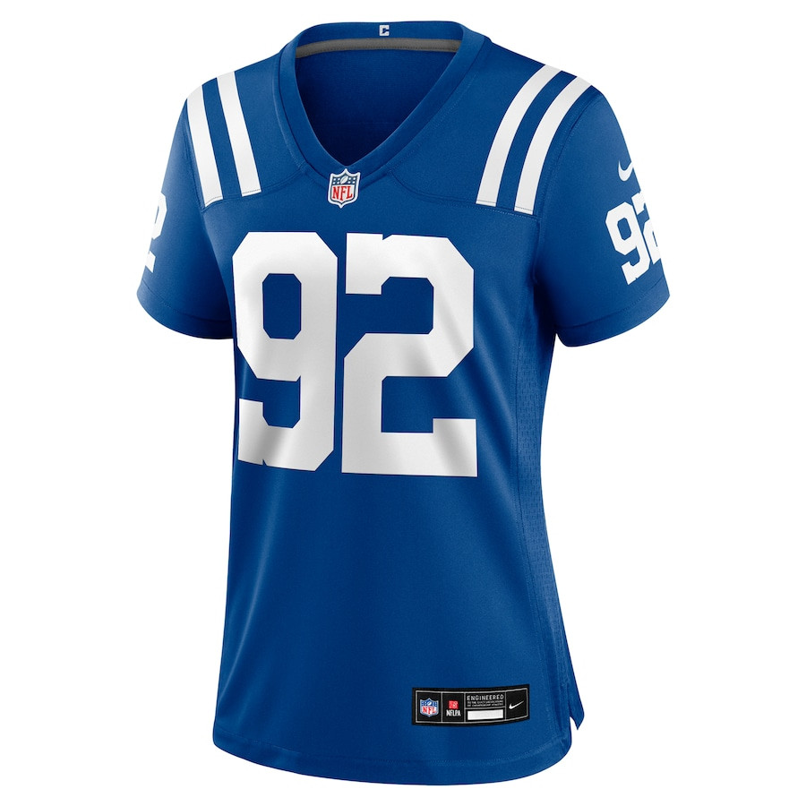 Bjoern Werner 92 Indianapolis Colts Women's Retired Player Game Jersey - Royal JS6876 nicesnker - Image 2