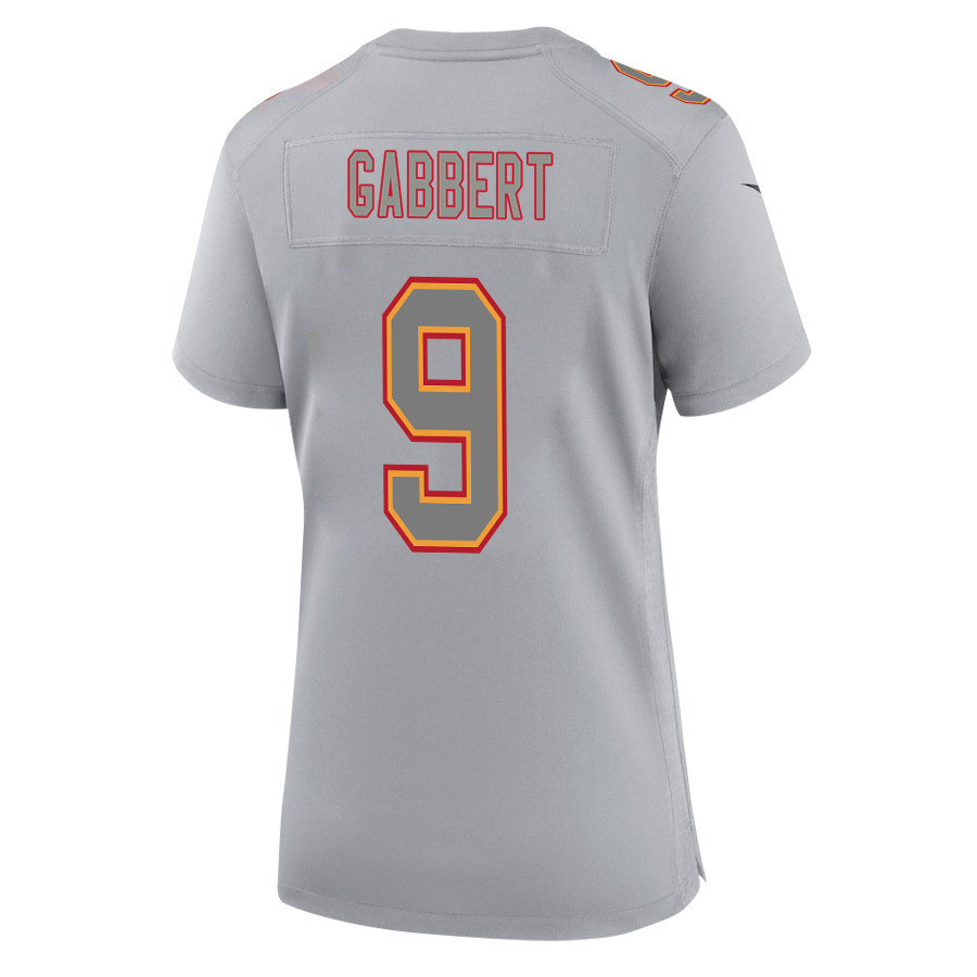 Blaine Gabbert 9 Kansas City Chiefs Super Bowl LVIII Champions 4X Atmosphere Fashion Game Women Jersey - Gray JS3829 nicesnker - Image 3