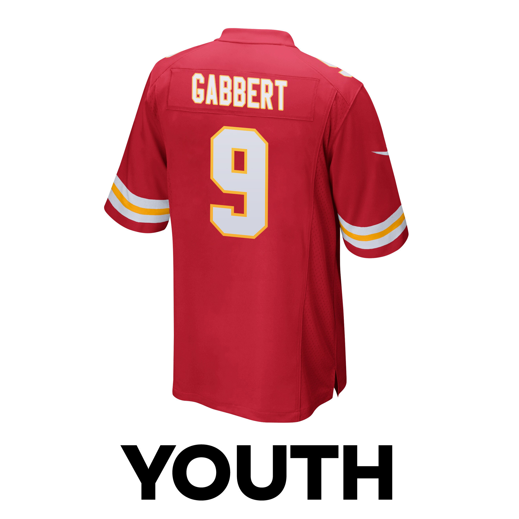 Blaine Gabbert 9 Kansas City Chiefs Super Bowl LVIII Champions 4X Game YOUTH Jersey - Red JS5995 nicesnker - Image 3