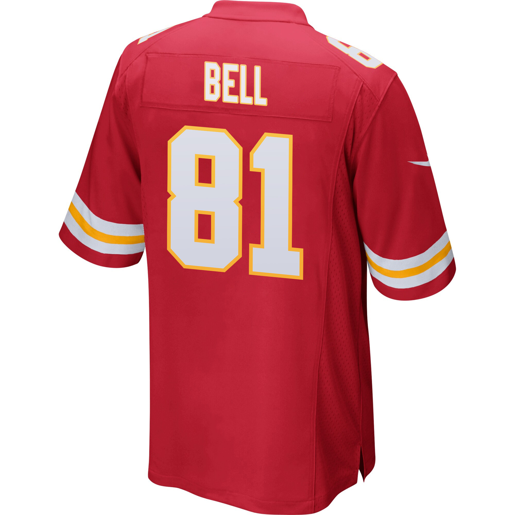 Blake Bell 81 Kansas City Chiefs Super Bowl LVIII Champions 4 Stars Patch Game Men Jersey - Red JS2361 nicesnker - Image 3