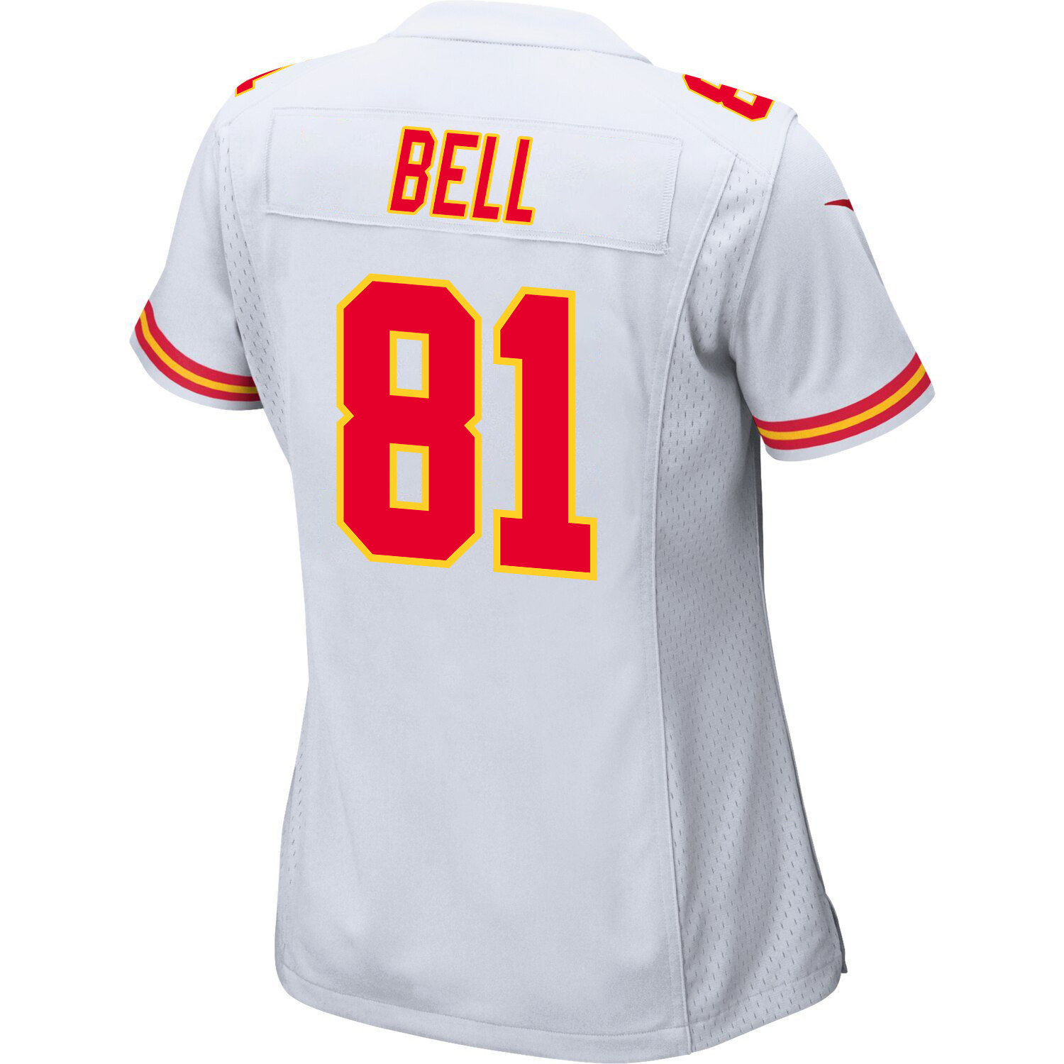Blake Bell 81 Kansas City Chiefs Super Bowl LVIII Champions 4 Stars Patch Game Women Jersey - White JS8551 nicesnker - Image 3