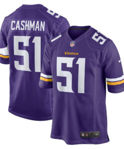 Blake Cashman 51 Minnesota Vikings Team Game Men Jersey - Purple JS4973 nicesnker