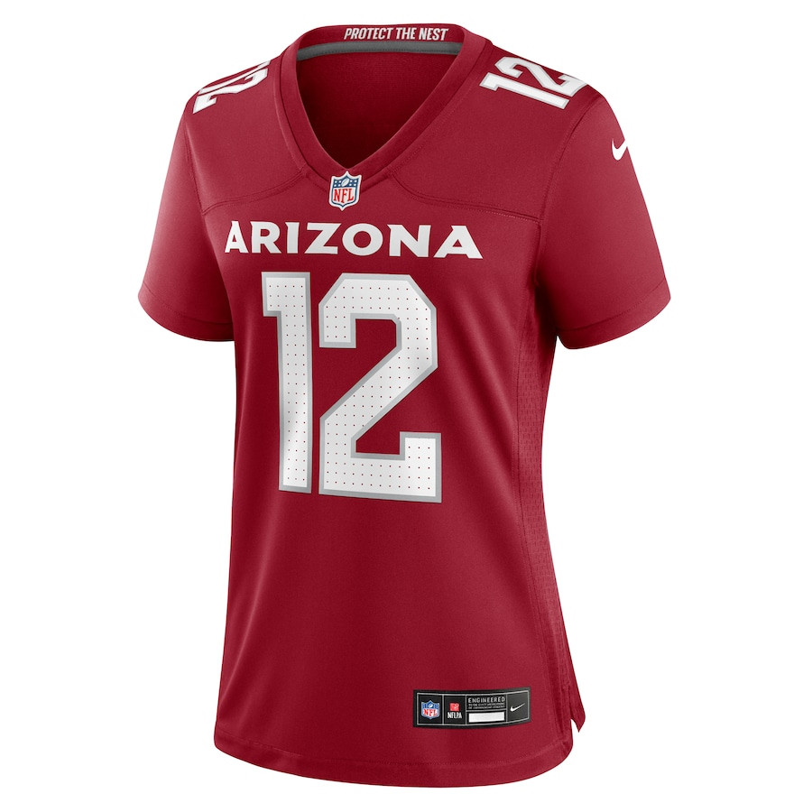 Blake Gillikin 12 Arizona Cardinals Women's Game Jersey - Cardinal JS8201 nicesnker - Image 2