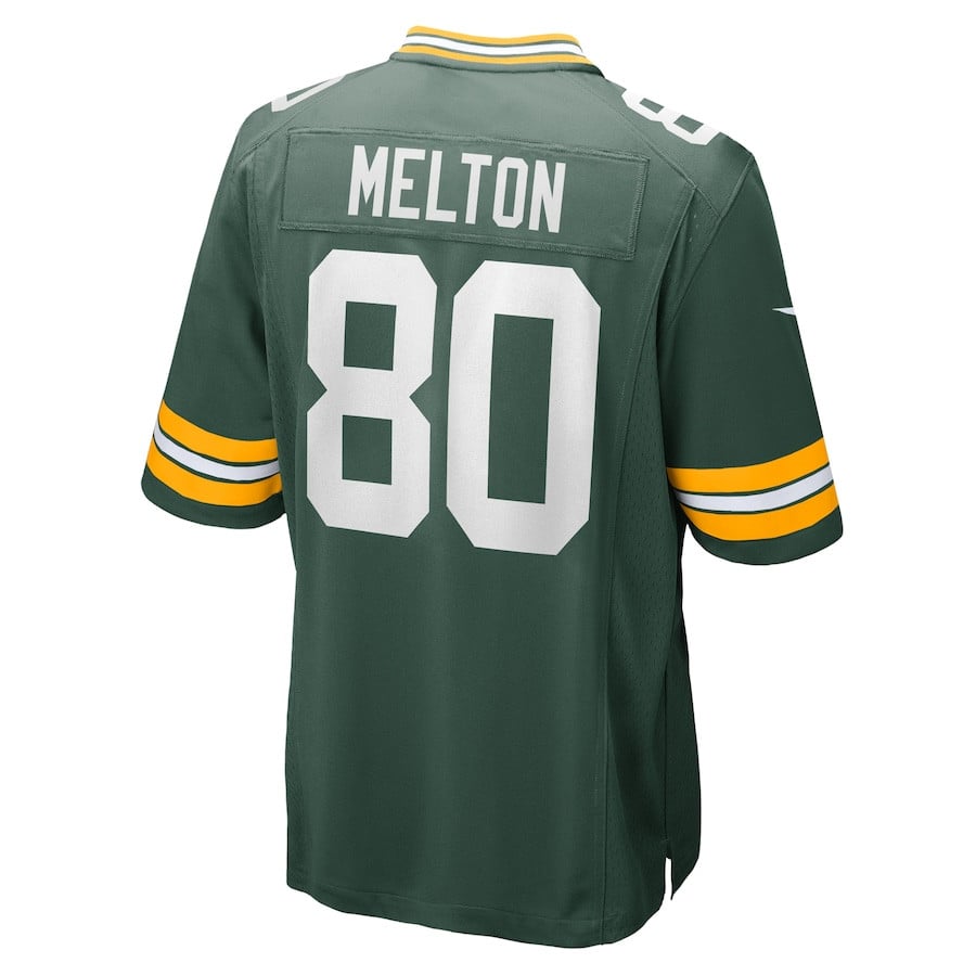 Bo Melton 80 Green Bay Packers Men Home Game Jersey - Green JS8497 nicesnker - Image 3