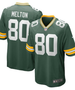 Bo Melton 80 Green Bay Packers Men Home Game Jersey - Green JS8497 nicesnker