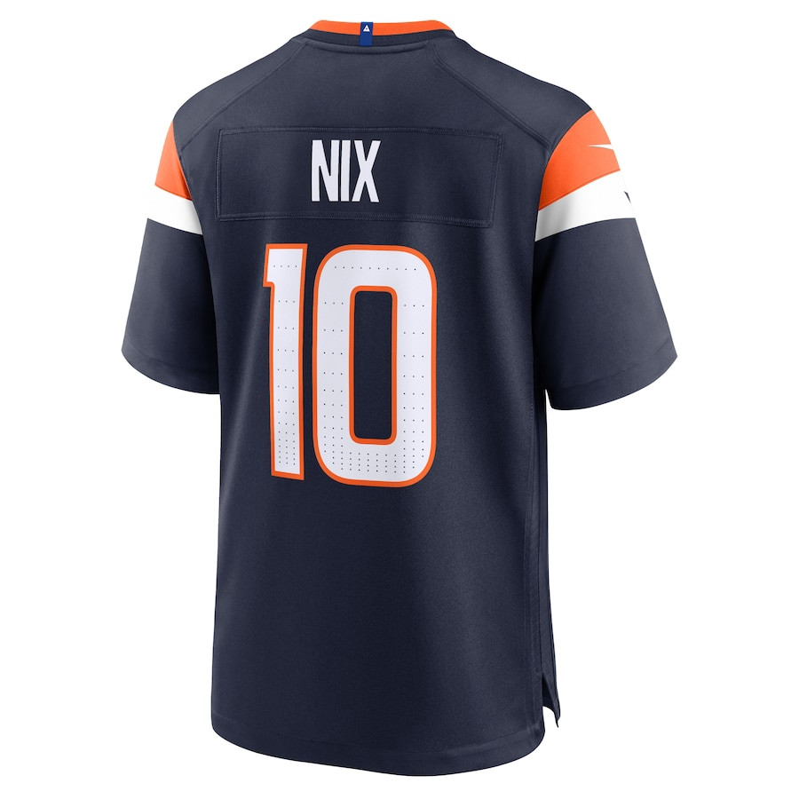 Bo Nix 10 Denver Broncos Alternate Game Men Jersey - Navy JS5993 nicesnker - Image 3