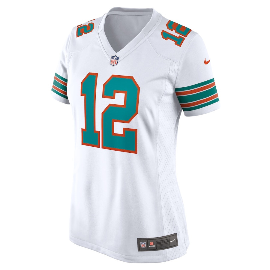Bob Griese 12 Miami Dolphins Women Retired Jersey - White JS5922 nicesnker - Image 2