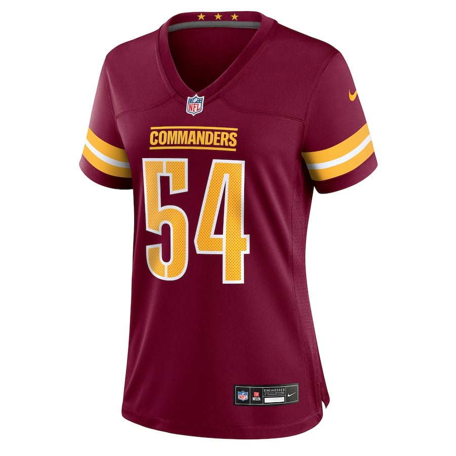 Bobby Wagner 54 Washington Commanders Women's Game Jersey - Burgundy JS9602 nicesnker - Image 2