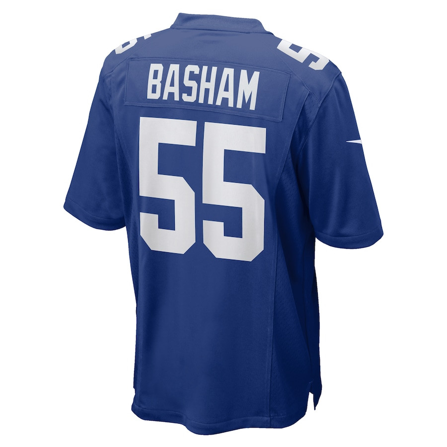 Boogie Basham 55 New York Giants Team Game Men Jersey - Royal JS6976 nicesnker - Image 3