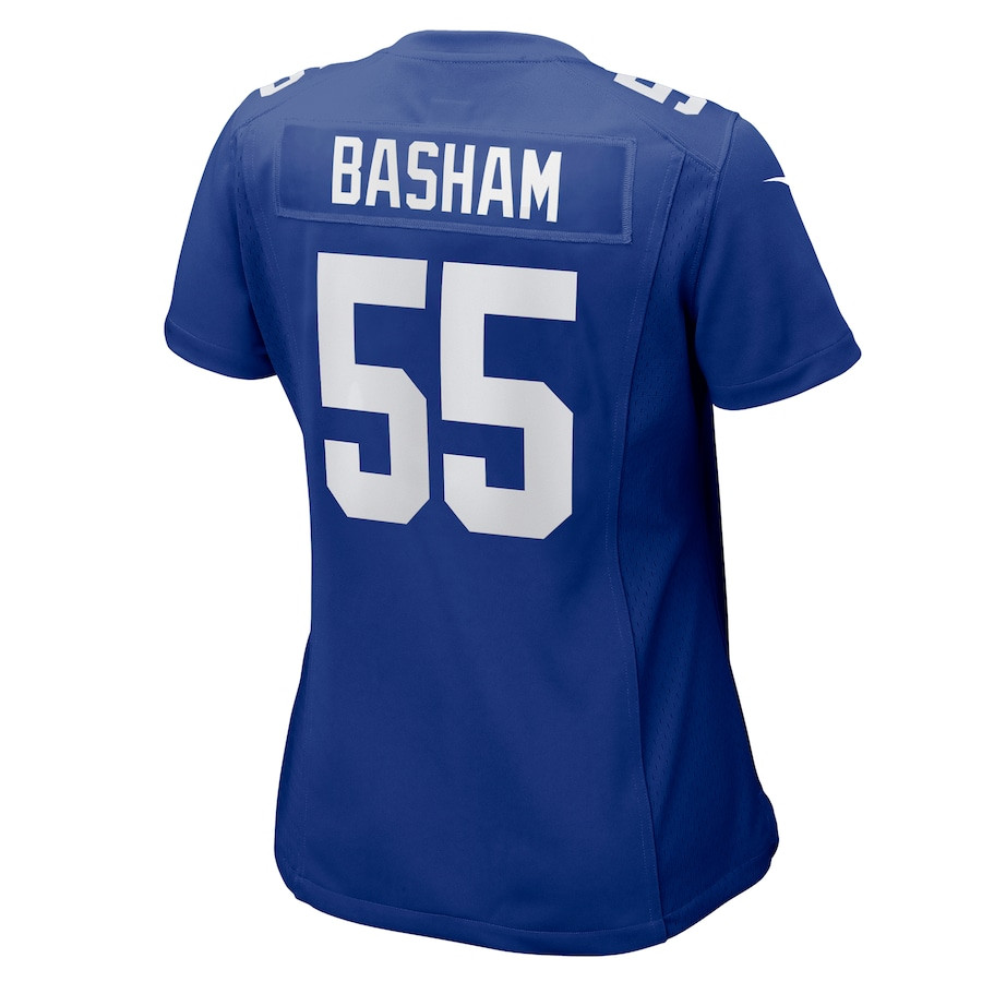 Boogie Basham 55 New York Giants Women's Game Jersey - Royal JS9672 nicesnker - Image 3