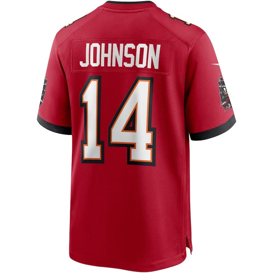 Brad Johnson 14 Tampa Bay Buccaneers Men Game Retired Jersey - Red JS6544 nicesnker - Image 3