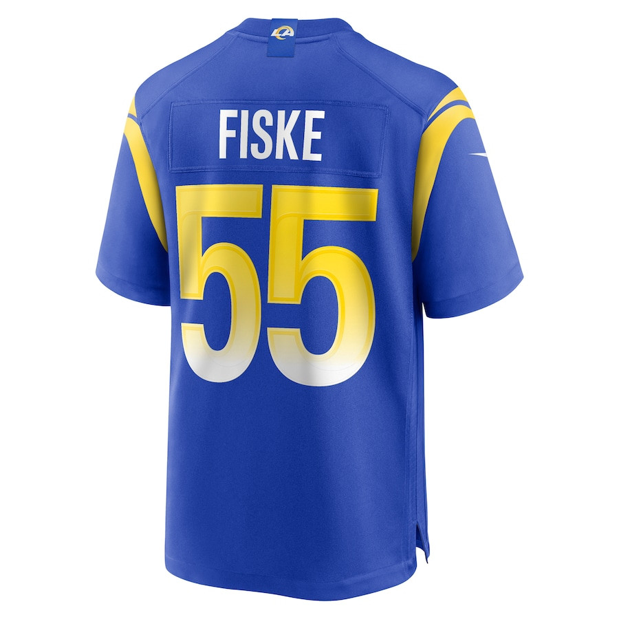 Braden Fiske 55 Los Angeles Rams Game Men Jersey - Royal JS5720 nicesnker - Image 3