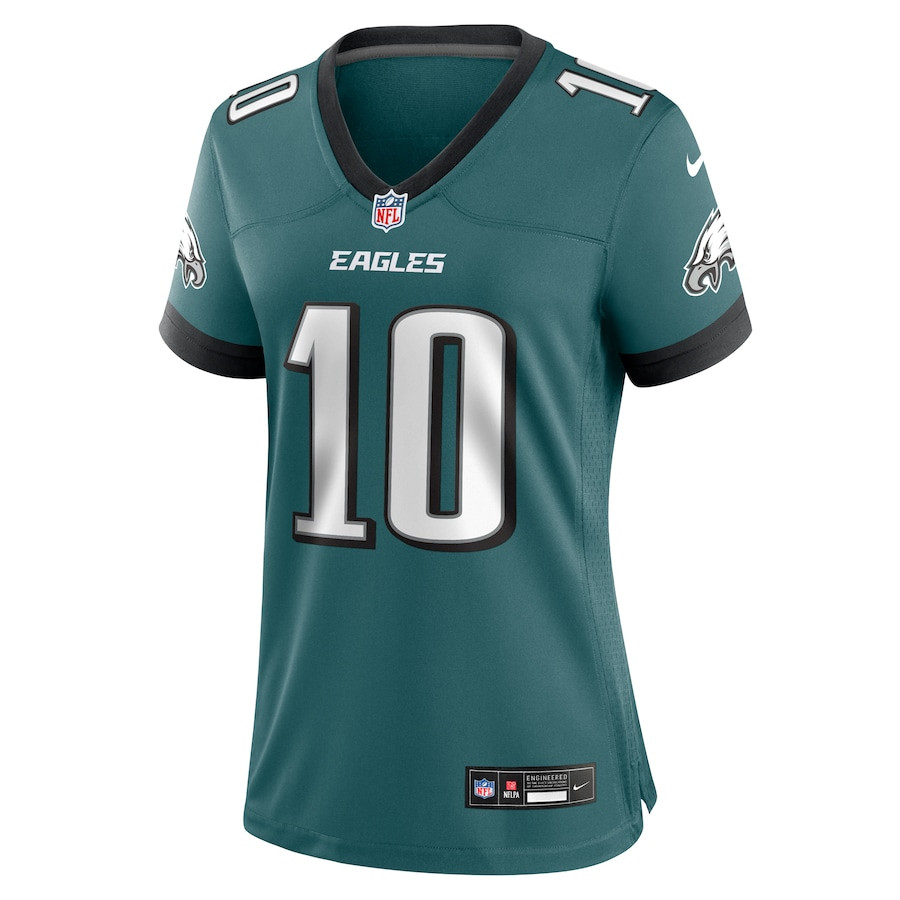Braden Mann 10 Philadelphia Eagles Women's Team Game Jersey - Midnight Green JS5016 nicesnker - Image 2
