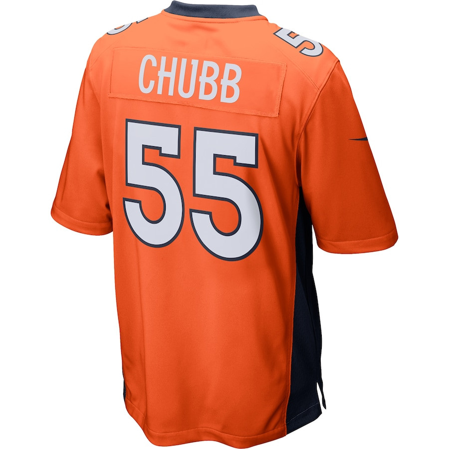 Bradley Chubb 55 Denver Broncos Men Game Jersey - Orange JS2214 nicesnker - Image 3
