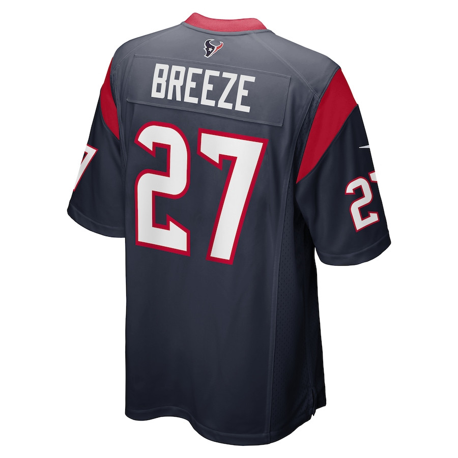 Brady Breeze 27 Houston Texans Game Men Jersey - Navy JS9572 nicesnker - Image 3