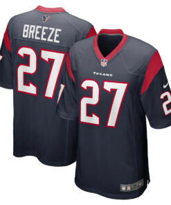 Brady Breeze 27 Houston Texans Game Men Jersey - Navy JS9572 nicesnker