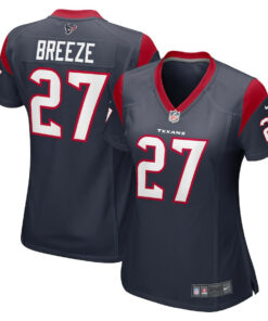 Brady Breeze 27 Houston Texans Women Game Jersey - Navy JS1797 nicesnker