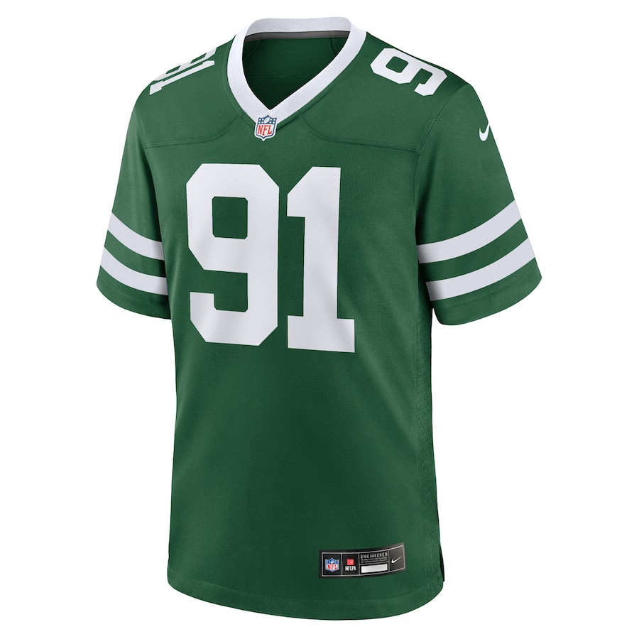 Braiden McGregor 91 New York Jets Team Game Men Jersey - Legacy Green JS3515 nicesnker - Image 2