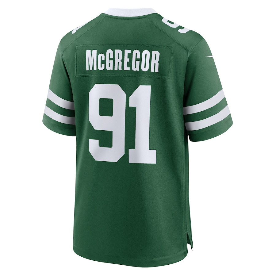 Braiden McGregor 91 New York Jets Team Game Men Jersey - Legacy Green JS3515 nicesnker - Image 3