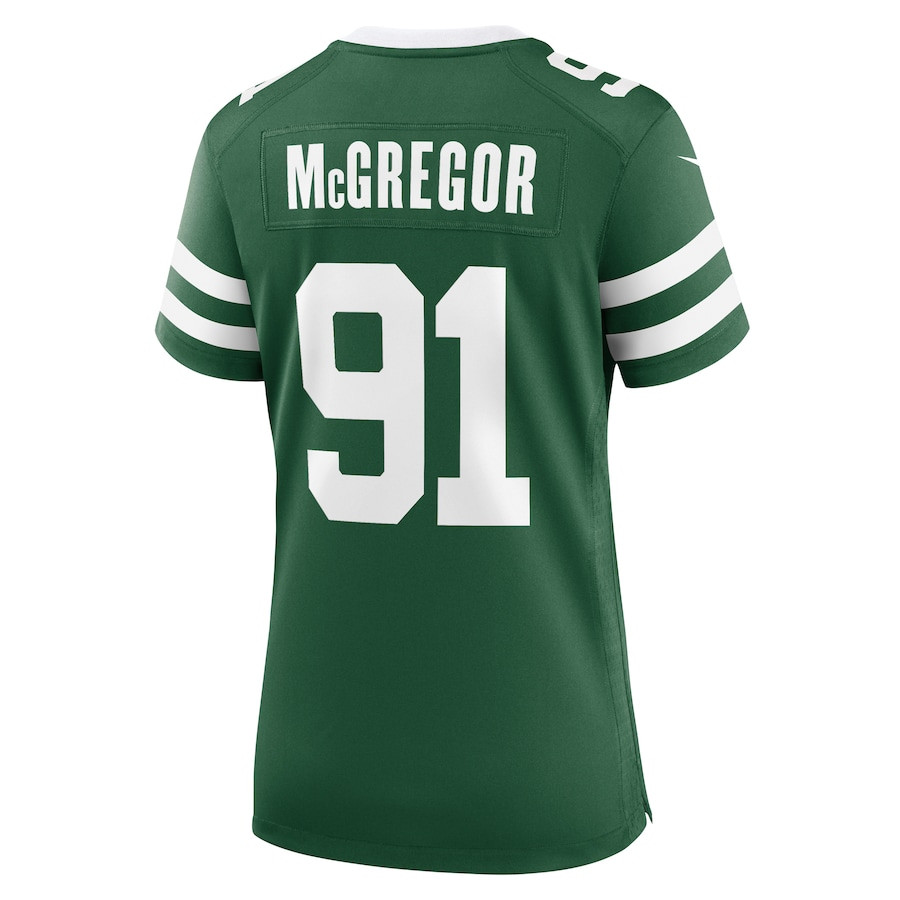 Braiden McGregor 91 New York Jets Women's Team Game Jersey - Legacy Green JS8875 nicesnker - Image 3