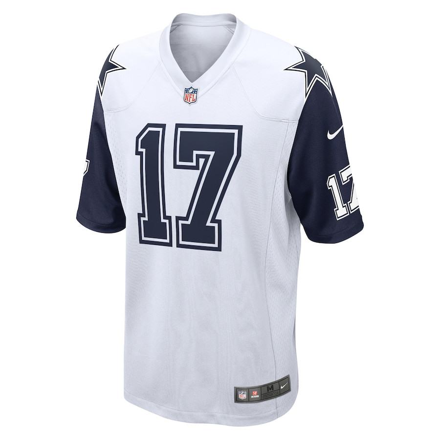 Brandon Aubrey 17 Dallas Cowboys Team Game Men Jersey - White JS4789 nicesnker - Image 2