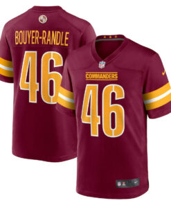 Brandon Bouyer-Randle 46 Washington Commanders Game Men Jersey - Burgundy JS5919 nicesnker