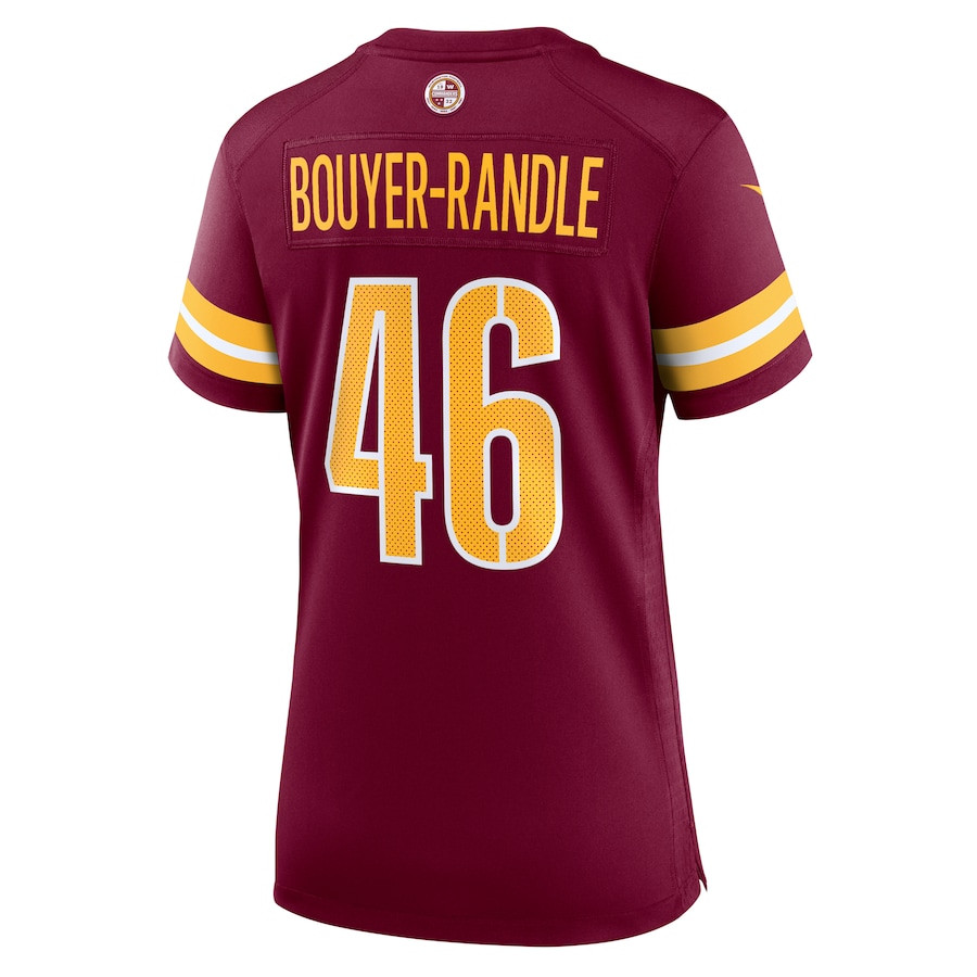 Brandon Bouyer-Randle 46 Washington Commanders Game Women Jersey - Burgundy JS5285 nicesnker - Image 3