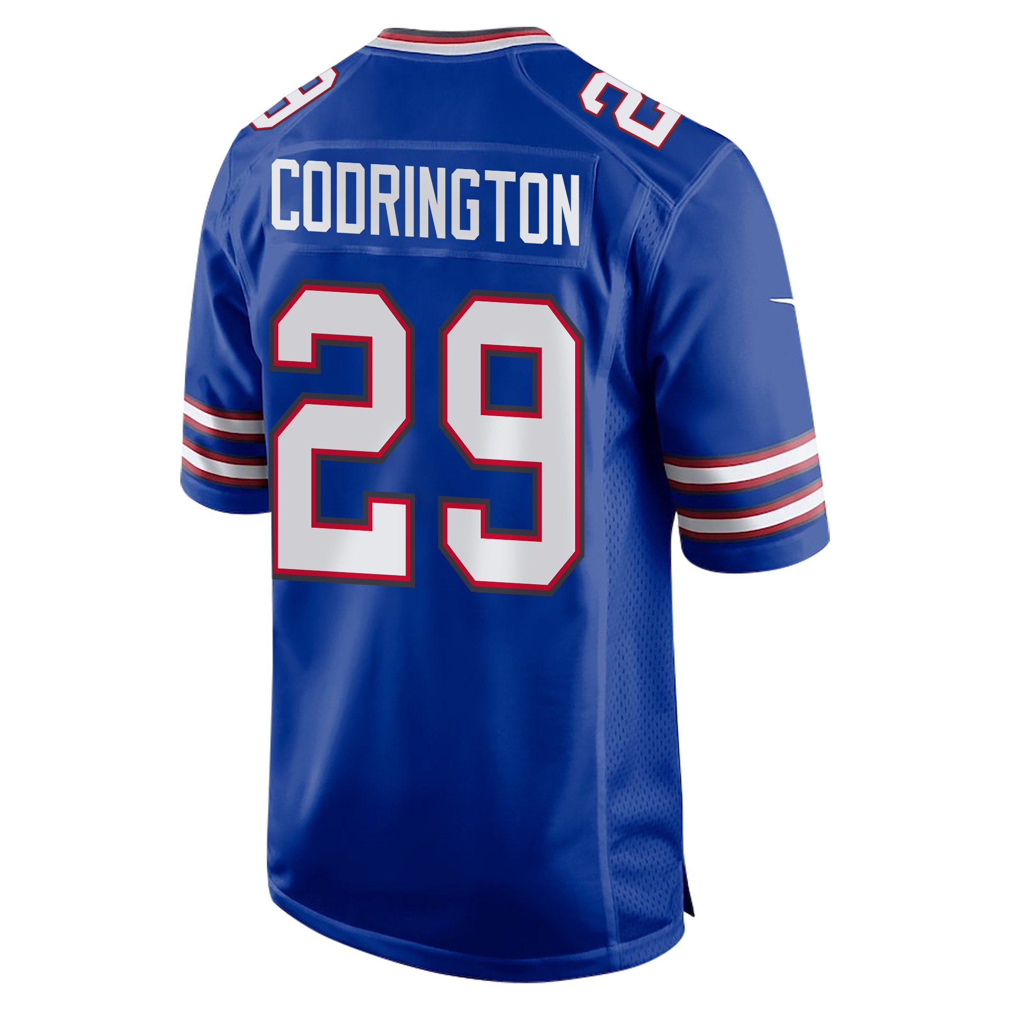 Brandon Codrington 29 Buffalo Bills Super Bowl LIX Champions Patch 'New Orleans - A Symphony of Sport' EMBROIDERED Game Men Jersey - Royal JS9805 nicesnker - Image 2