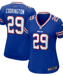 Brandon Codrington 29 Buffalo Bills Women's Game Jersey - Royal JS7857 nicesnker