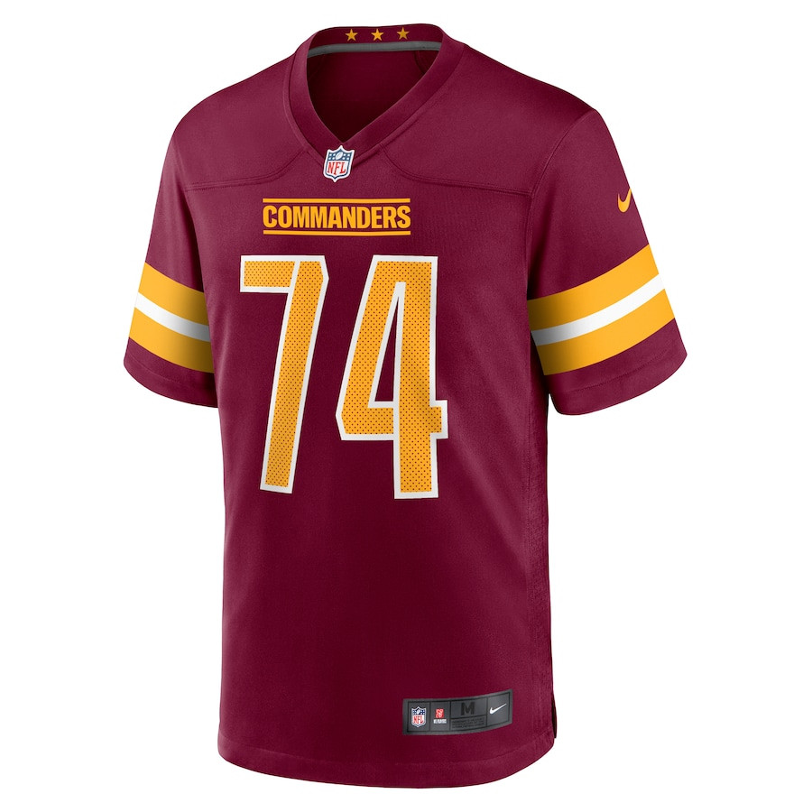 Brandon Coleman 74 Washington Commanders Game Men Jersey - Burgundy JS7776 nicesnker - Image 2