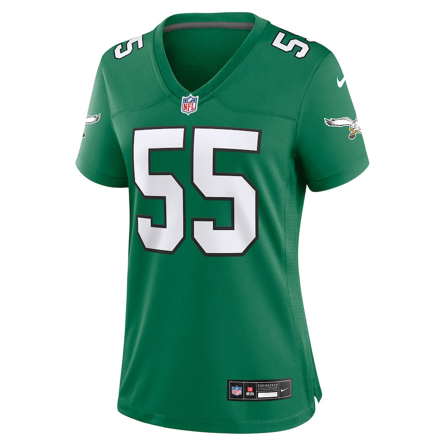 Brandon Graham 55 Philadelphia Eagles Women's Alternate Game Jersey - Kelly Green JS3154 nicesnker - Image 2