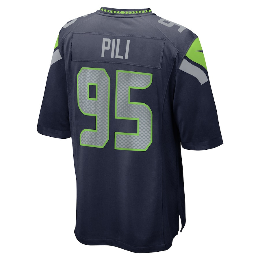 Brandon Pili 95 Seattle Seahawks Game Men Jersey - College Navy JS7879 nicesnker - Image 3