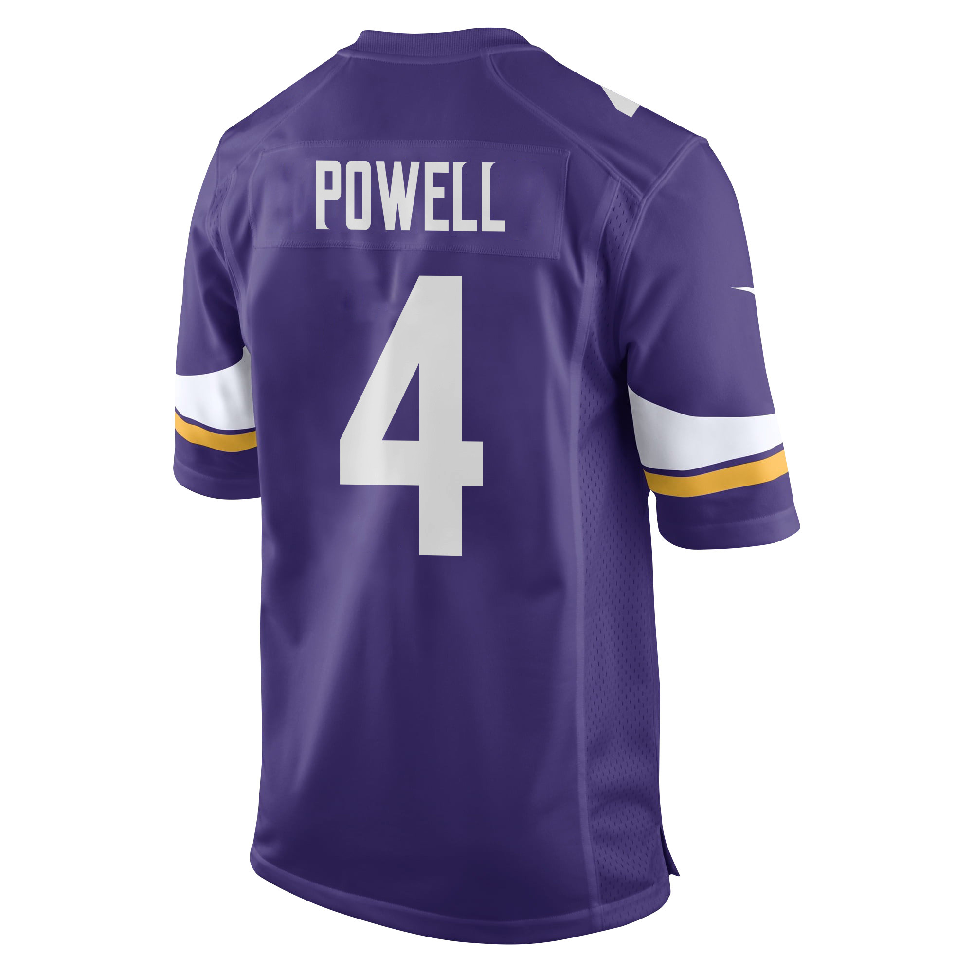 Brandon Powell 4 Minnesota Vikings Super Bowl LIX New Orleans Patch Game Men Jersey - Purple JS8634 nicesnker - Image 2