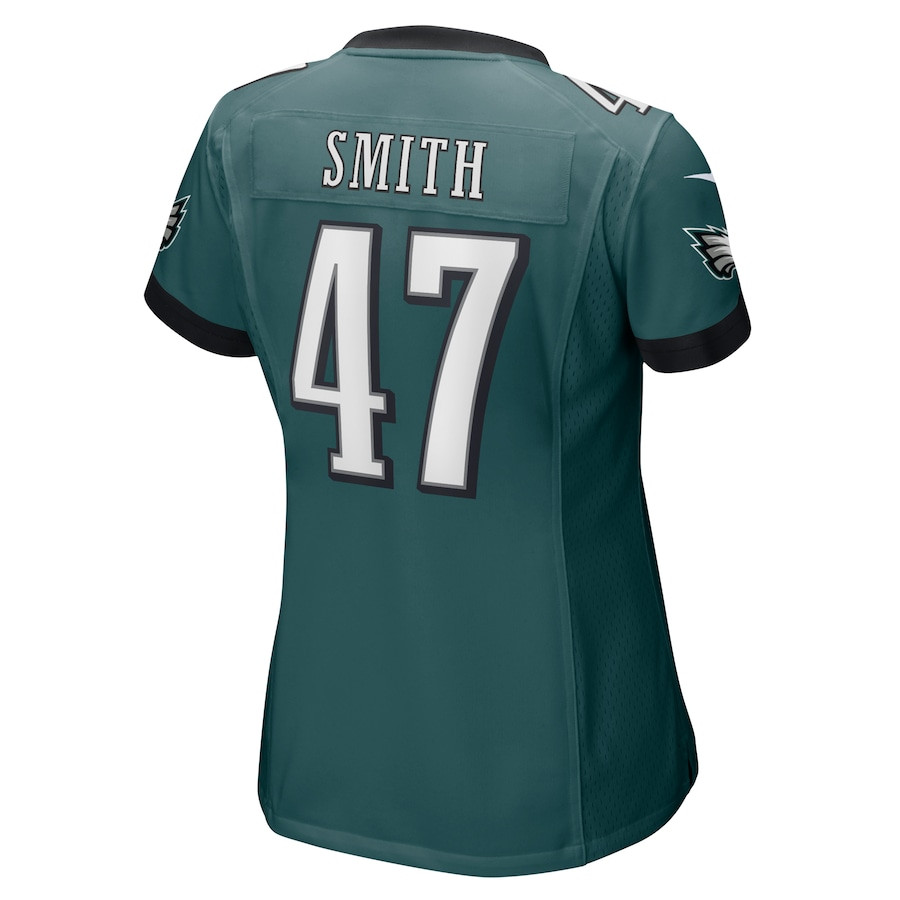Brandon Smith 47 Philadelphia Eagles Game Women Jersey - Midnight Green JS2630 nicesnker - Image 3