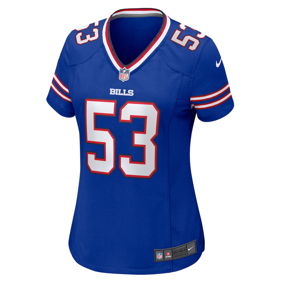 Branson Deen 53 Buffalo Bills Women's Game Jersey - Royal JS2009 nicesnker - Image 2