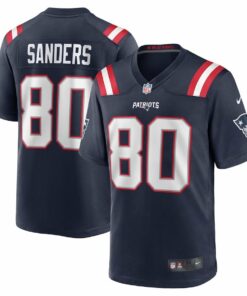 Braylon Sanders 80 New England Patriots Game Men Jersey - Navy JS8508 nicesnker