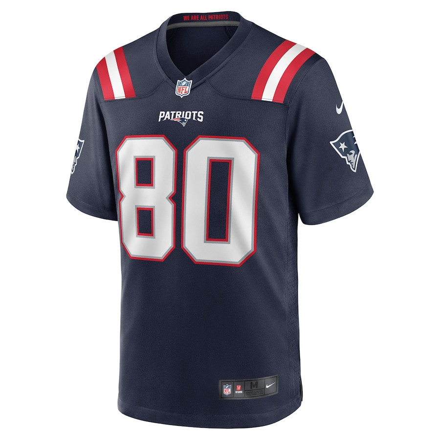 Braylon Sanders 80 New England Patriots Game Men Jersey - Navy JS8508 nicesnker - Image 2