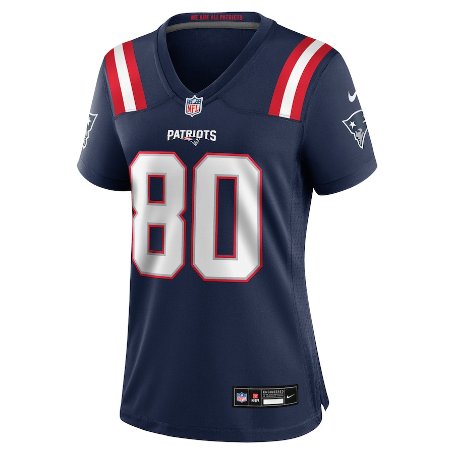 Braylon Sanders 80 New England Patriots Women's Game Jersey - Navy JS2301 nicesnker - Image 2