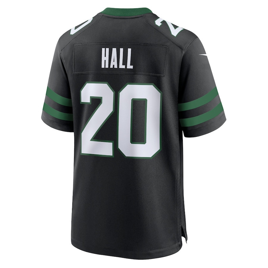 Breece Hall 20 New York Jets Alternate Game Jersey - Men, Legacy Black JS3456 nicesnker - Image 3