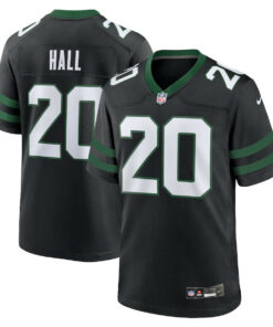 Breece Hall 20 New York Jets Alternate Game Men Jersey - Legacy Black JS7724 nicesnker