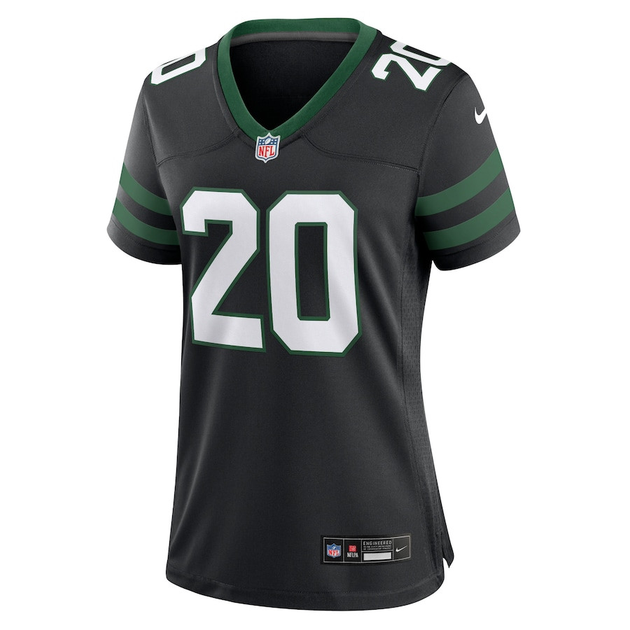 Breece Hall 20 New York Jets Alternate Game Women Jersey - Legacy Black JS4716 nicesnker - Image 2