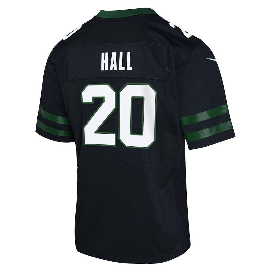 Breece Hall 20 New York Jets Alternate Game YOUTH Jersey - Legacy Black JS1256 nicesnker - Image 3